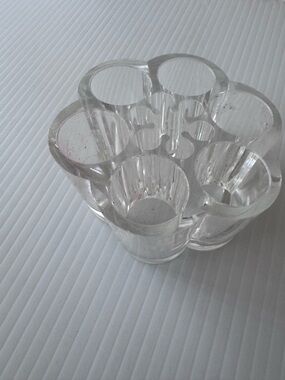 Clear Acrylic Floral Makeup lipstick or pencil Organizer